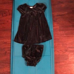 Black corduroy dress